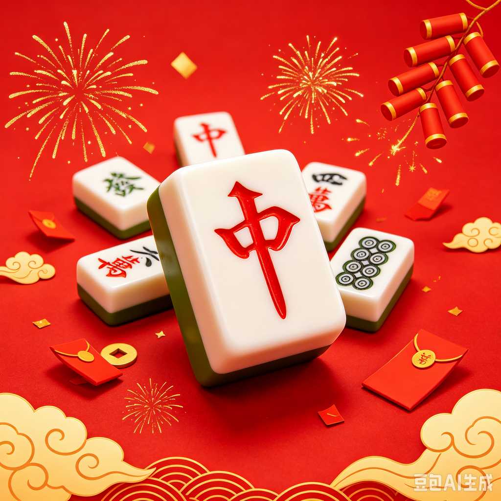 holiday themed mahjong tiles