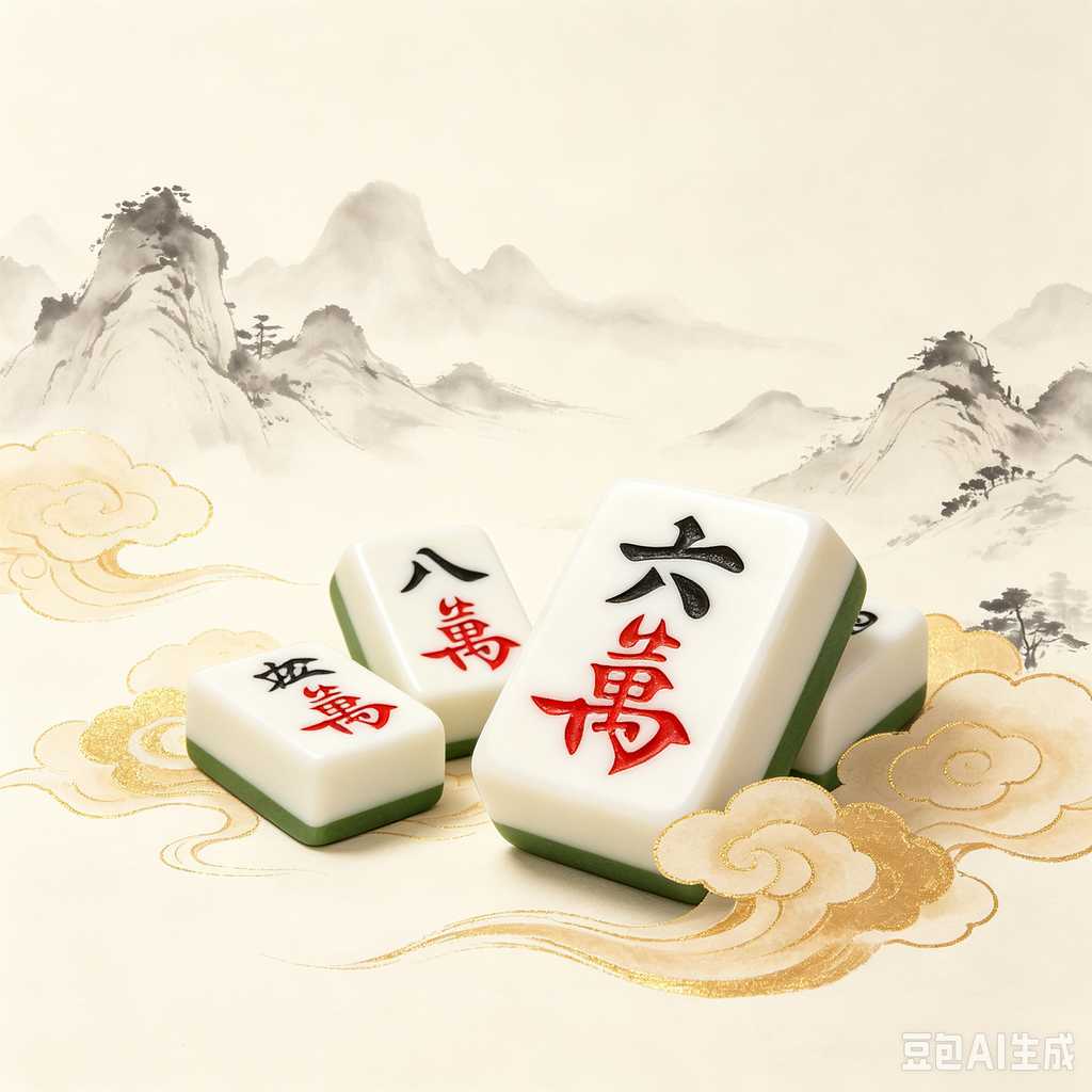 gradient color mahjong tiles